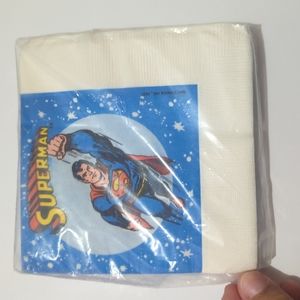 1977 Superman Collectible Napkins